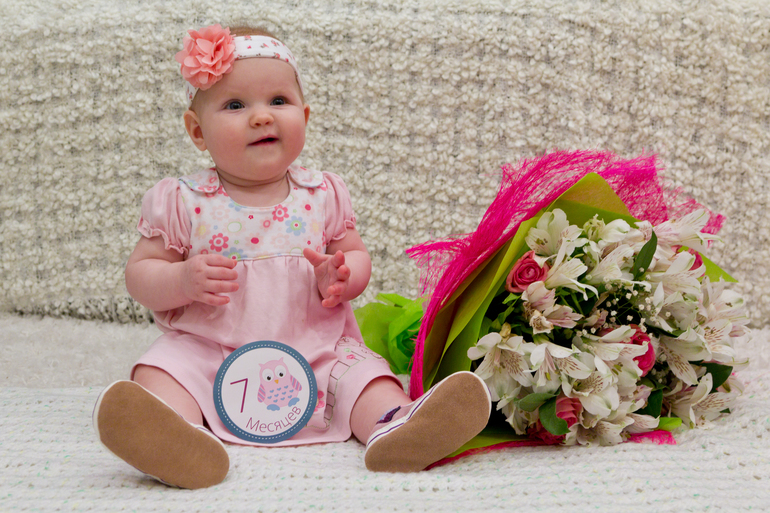 Кирочка и её седьмой месяц!