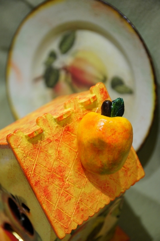 Чайный домик и полка в стиле шебби