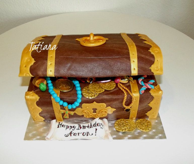 Торт - Сундук с сокровищами