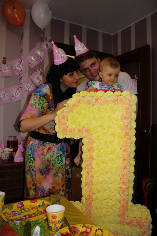 Годик нашей Доченьки***