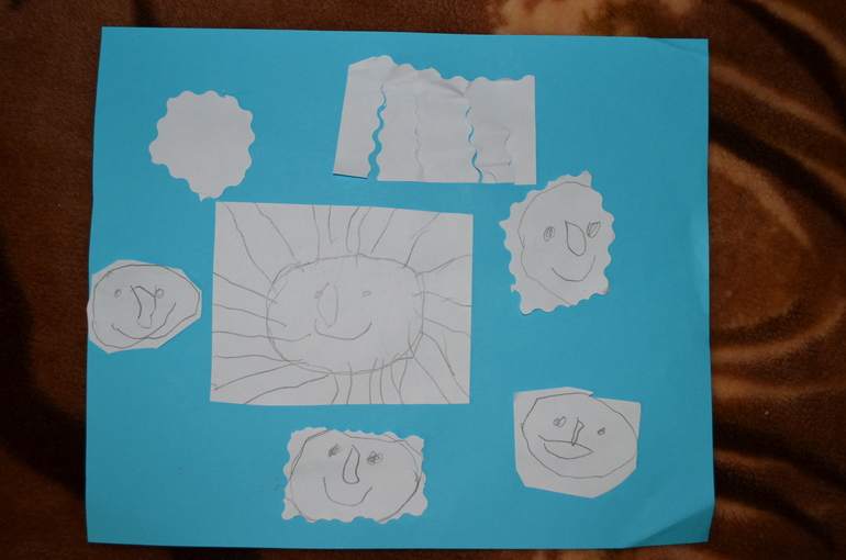 Солнышко и облака