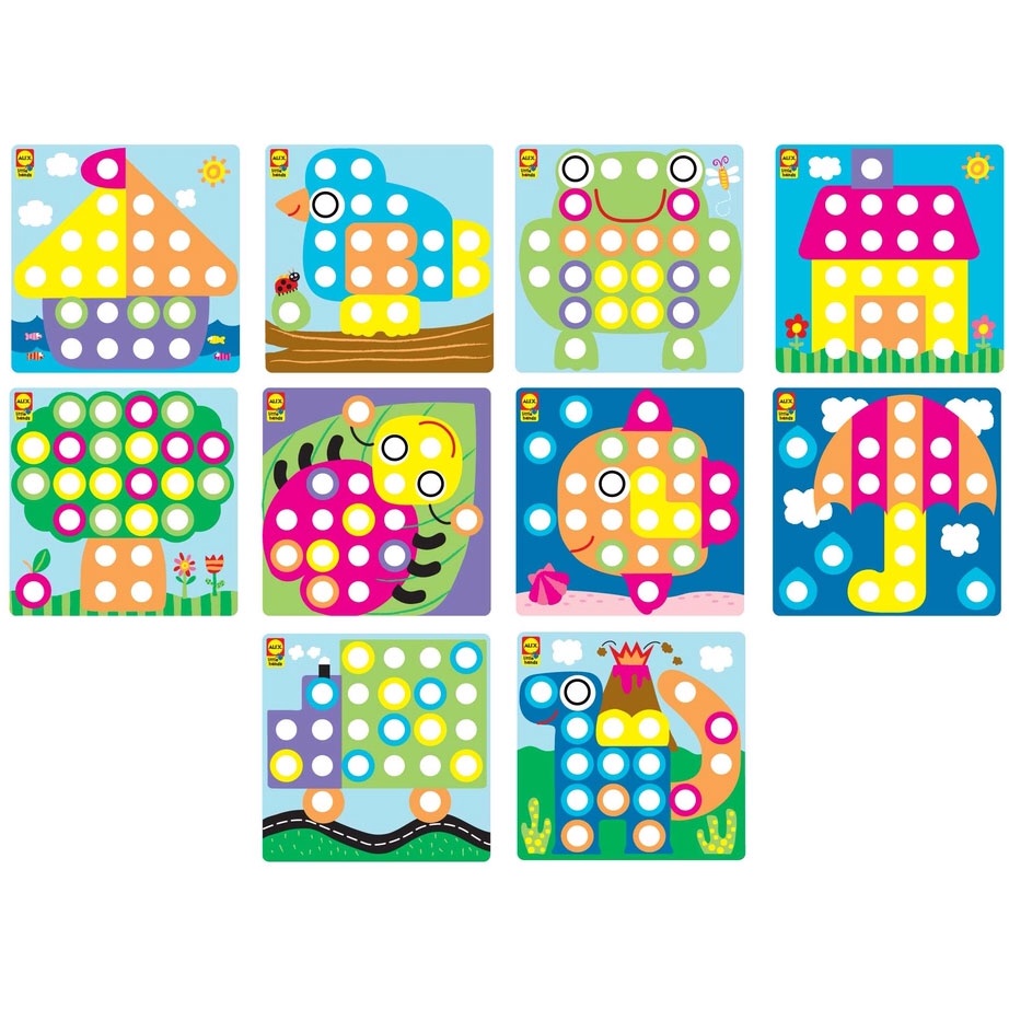 Новые игрушки из США: мозайка Alex Toys и пазлы для малышей Ravensburger