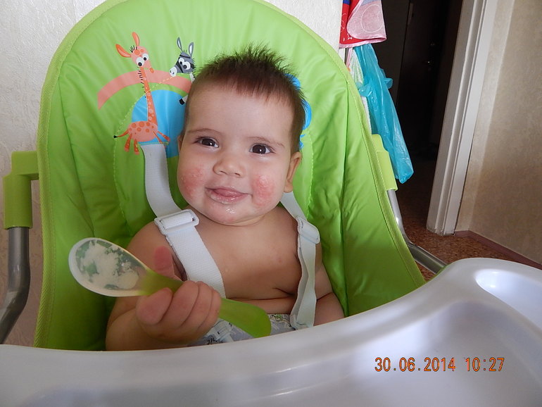 Первый зубик!