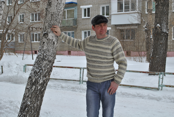 Свитер любимому мужу