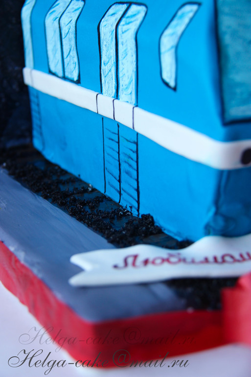 Торт  на заказ "Вагон метро"