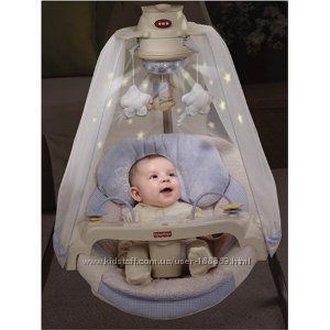 качеля Фишер прайс папасан? У кого-то была? девочки, поделитесь, пожалуйста, впечатлениями.