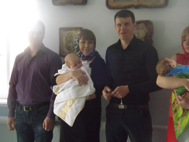 Покрестили Варюшеньку!