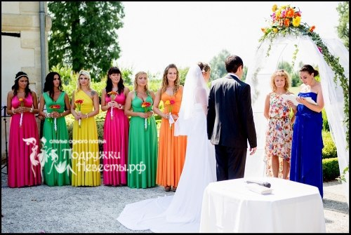 Платья для подружек невесты