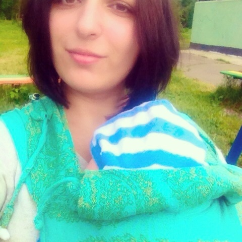 Гуляем в май слинге diva essenza