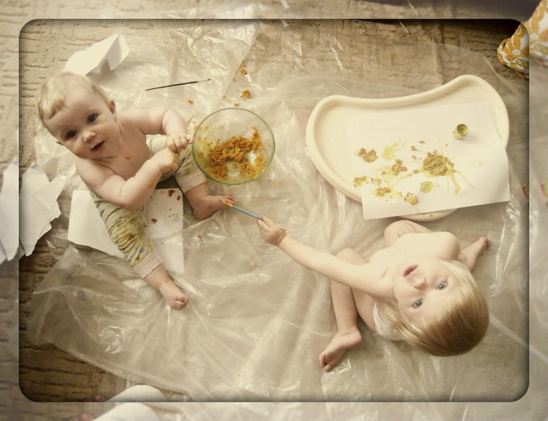 Первые совместные штришки!