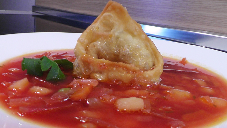 Борщ свекольный с перловой крупой видео рецепт. Великий пост.