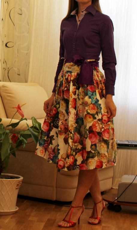 Теперь про кофту к юбке