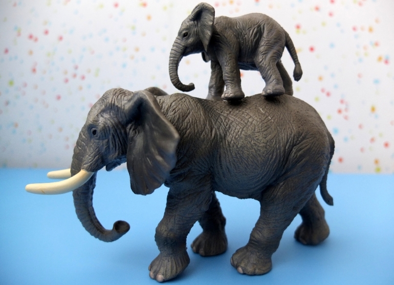 Фигурки животных: Gulliver Collecta, Schleich и Papo - сравнение того, что у нас есть.