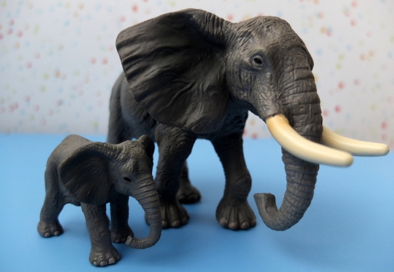 Фигурки животных: Gulliver Collecta, Schleich и Papo - сравнение того, что у нас есть.