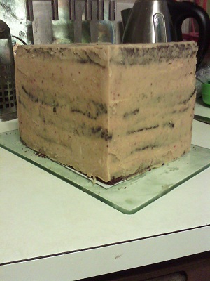 МК сборка торта в коробочку