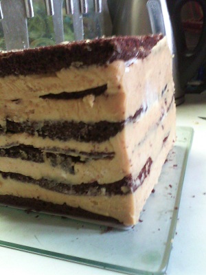 МК сборка торта в коробочку