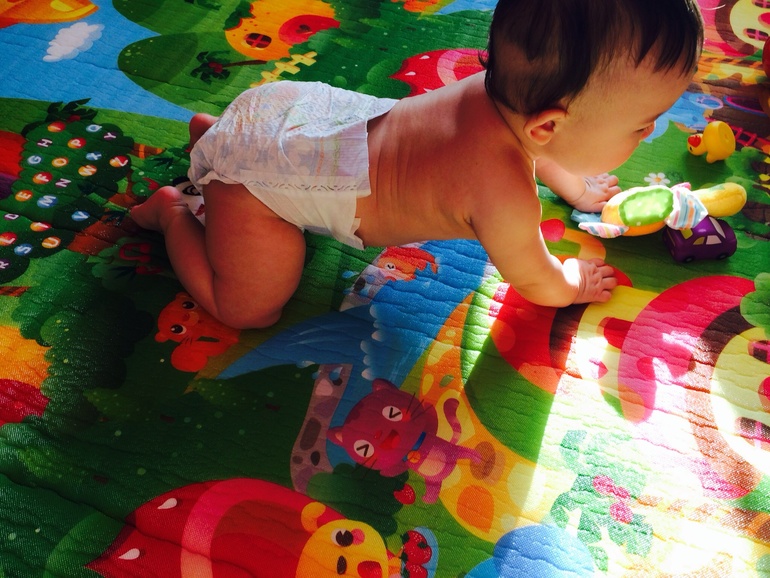 А мы не поползли, а по прыгали!))