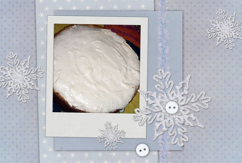 Лимонный пирог с меренгой