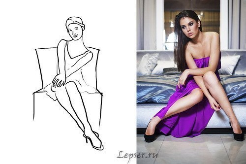 Удачные позы для ФОТО)))))))))))