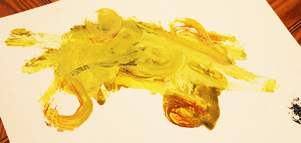 Желтая Феррари)