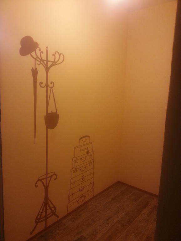 и в хруще возможна гардеробная ))))