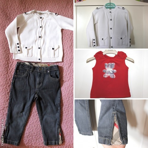 Комплект Burberry, размер 3-5 лет, цена 3500 рублей