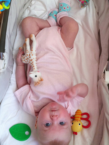 Про Машутку, ее 4 месяца и папину рассеянность