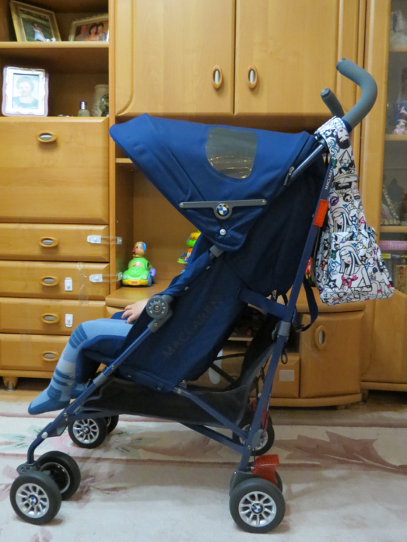 Синий Макларен БМВ. Наша первая машина)