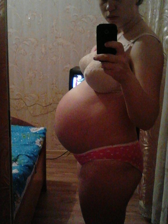 39 недель,опустился?