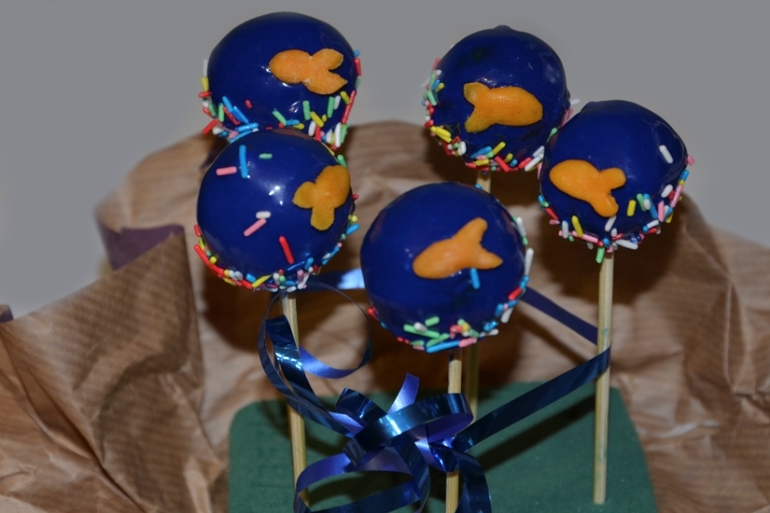 День рождение в морском стиле.