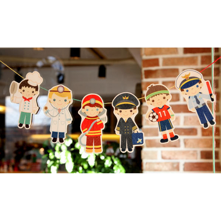 Фетр с рисунком