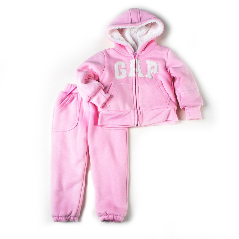 Утепленный костюм Gap розовый