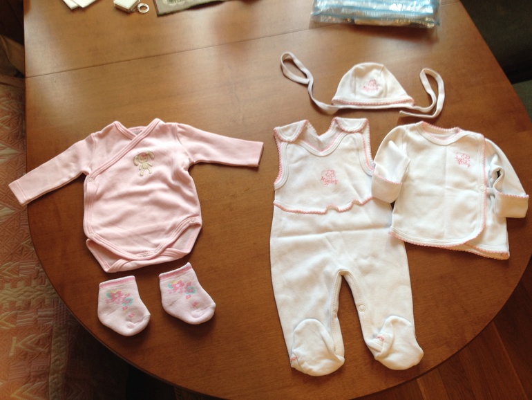 Выбор одежды на выписку