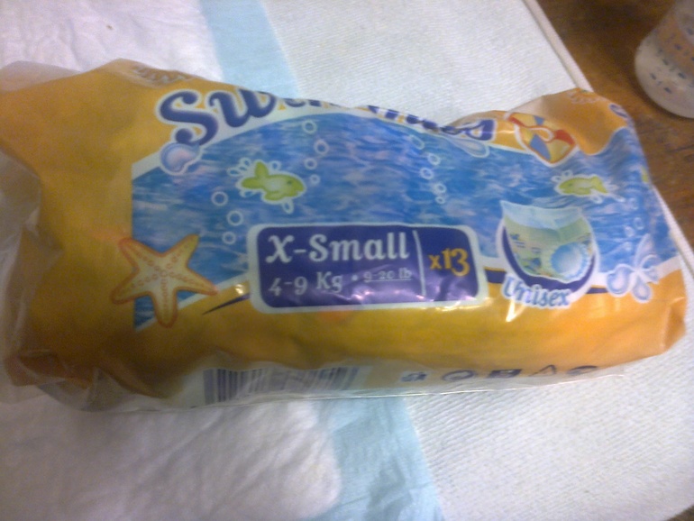 Подгузники для плавания - 6 шт. м.Белорусская