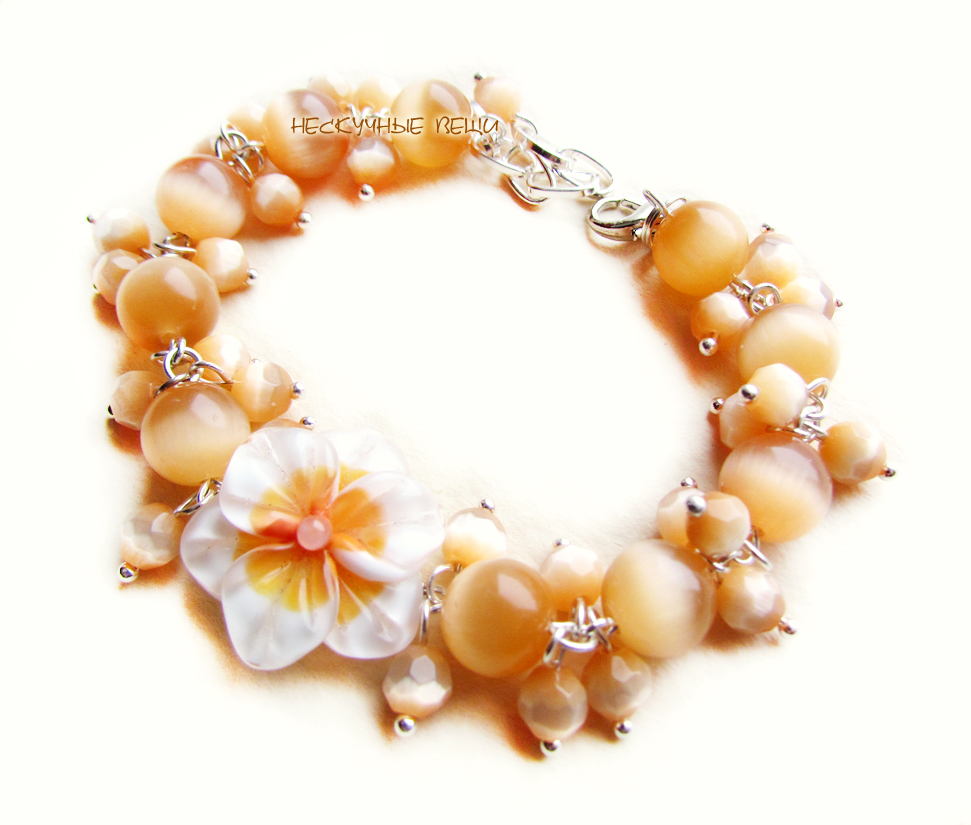 Цветочный браслет №8