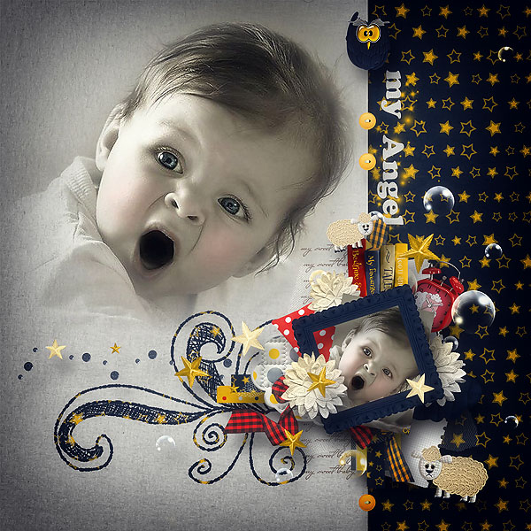 Bedtime Stories and Doodles#2-Swirls by Angelle Designs