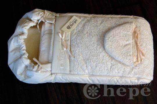 Эксклюзивный конверт на выписку премиум класса (зимний) 