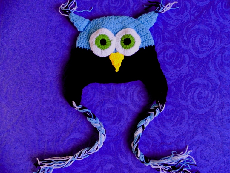 Новая Детская шапка Сова!