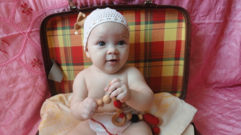 Нашей Тюше 7 месяцев