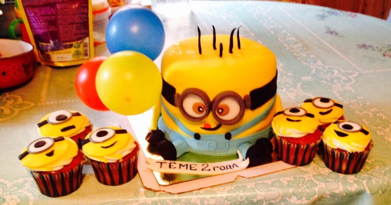Миньон и капкейки