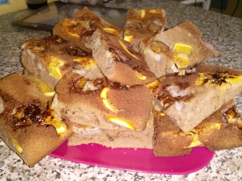 сегодня у нас бананово-апельсиновый кекс!