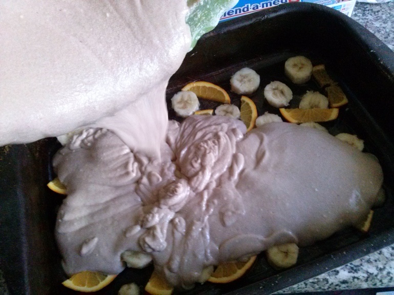 сегодня у нас бананово-апельсиновый кекс!