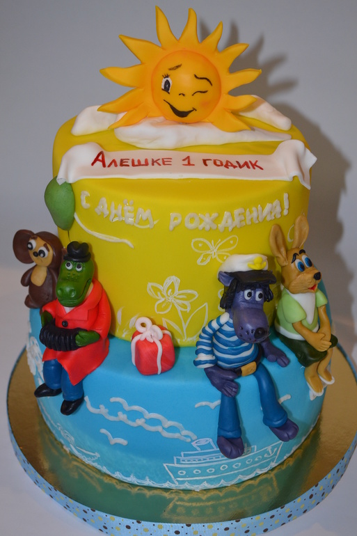 Торт для маленького любителя советских мультиков