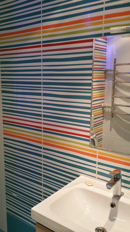 Всем интересующемся плиткой Agatha фабрики Pamesa посвящается ))) мой санузел!!!