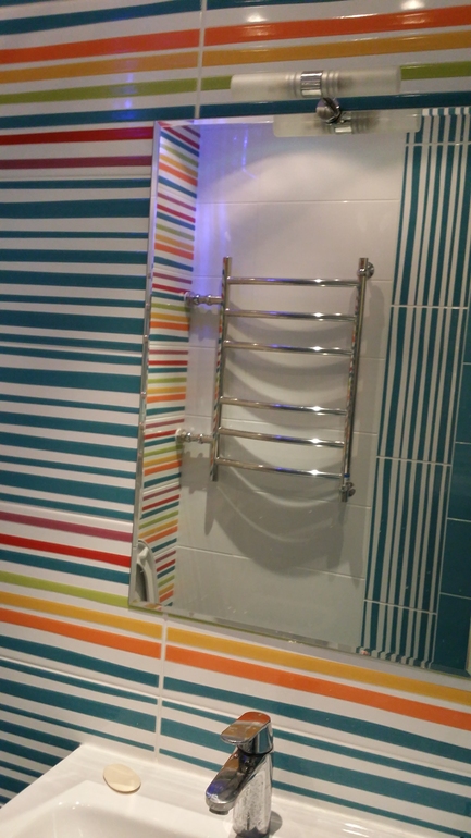 Всем интересующемся плиткой Agatha фабрики Pamesa посвящается ))) мой санузел!!!