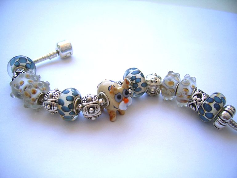 Браслет в стиле Пандора "Кисуля"