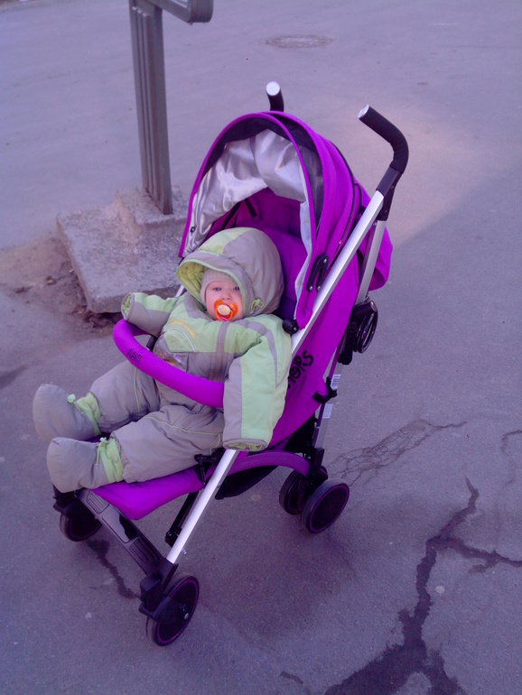 Коляска Avanti Juniors в цвете purple