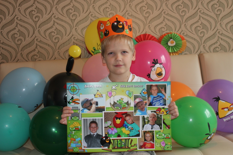День рождения в стиле Angry birds