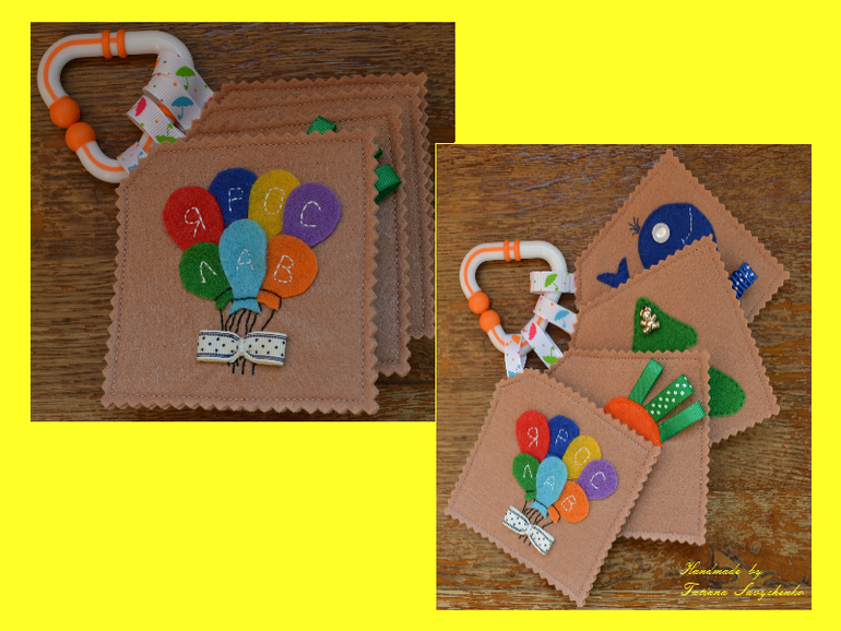 Книжечка из фетра для крохи)