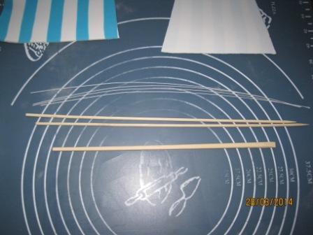 МК парус из мастики (для начинающих)